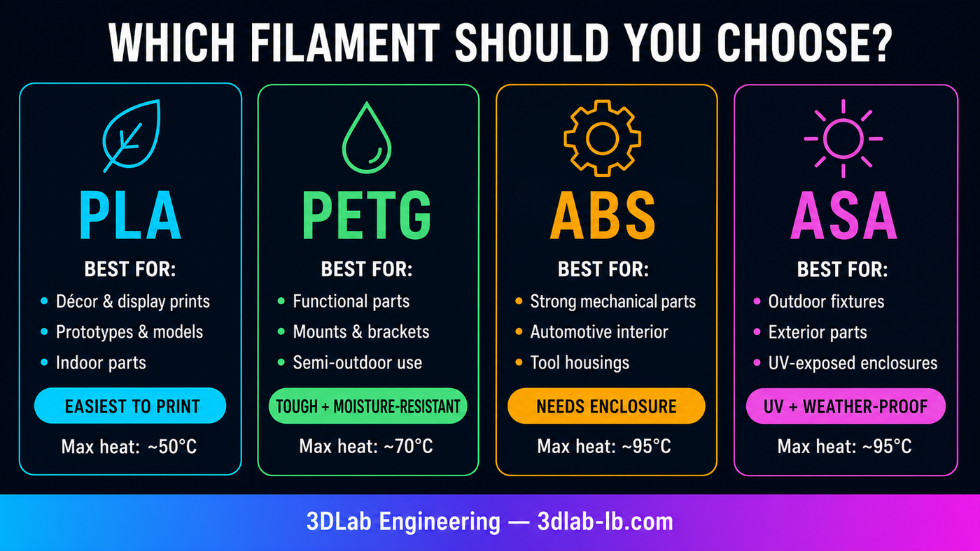 Which 3D Printing Material Should You Choose?