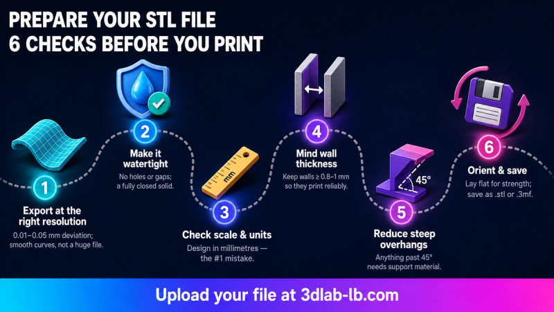 How to Prepare Your STL File for a Perfect 3D Print