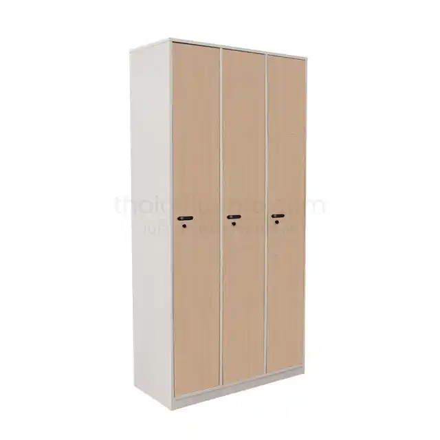 ตู้ล็อคเกอร์ไม้ 3 ช่อง