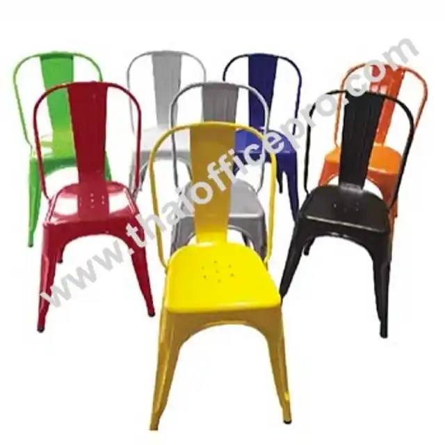 เก้าอี้เหล็ก มีพนัก