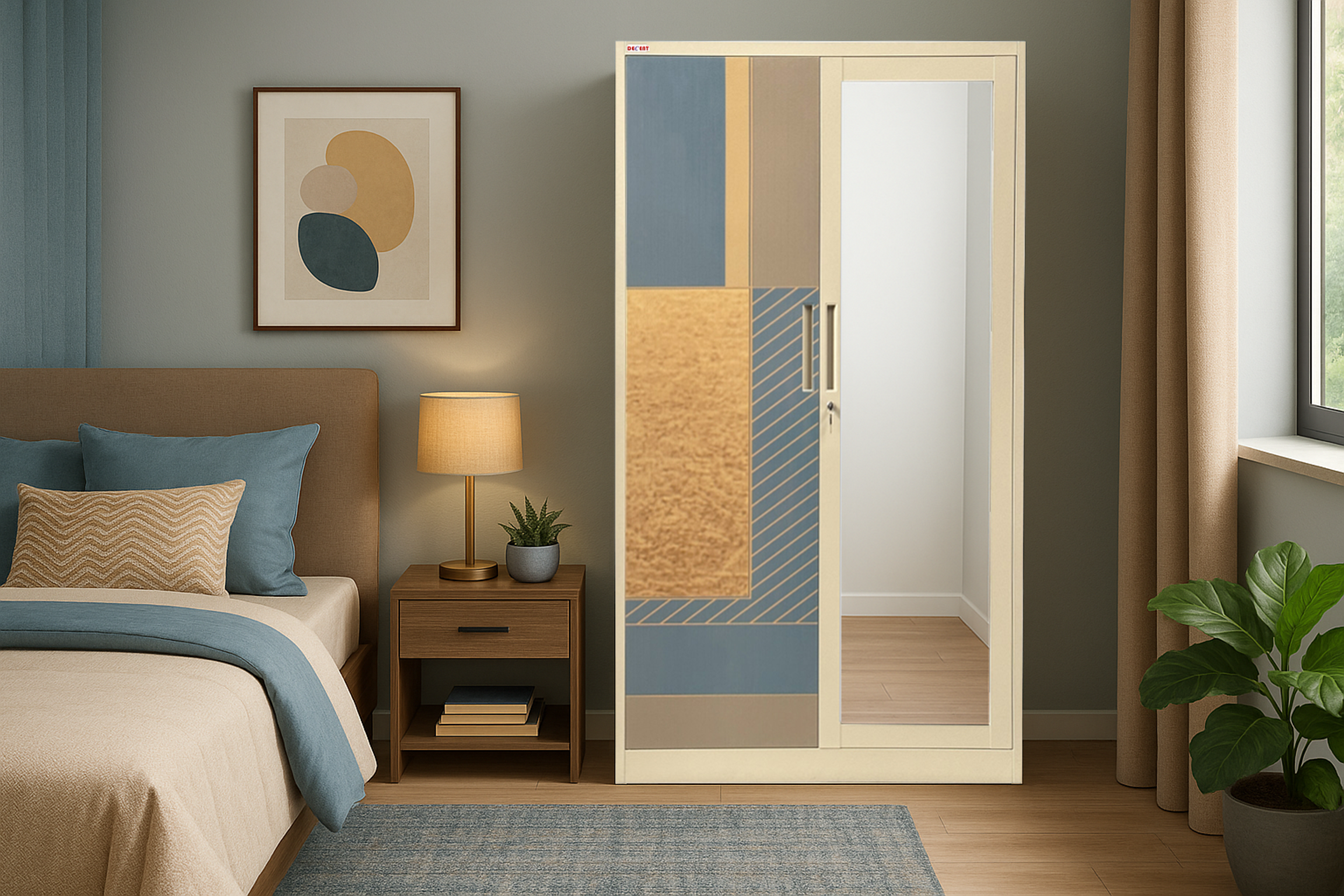 ตู้เสื้อผ้าเหล็กก็สวยได้