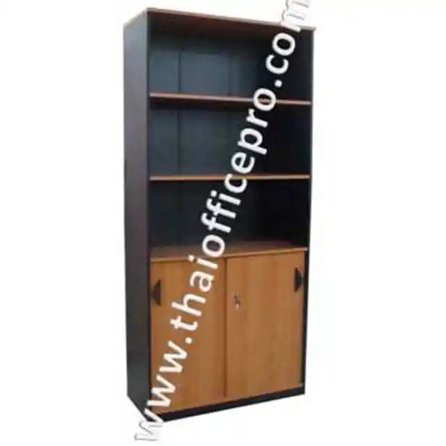 ตู้เอกสารใหญ่บานเลื่อน 5 ชั้น เมลามีน