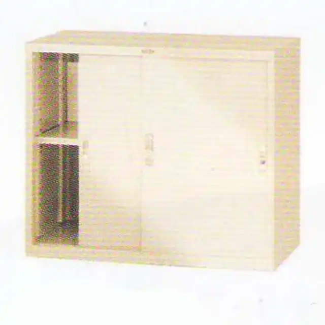 ตู้เอกสารบานเลื่อน ทึบ สูง 75 ซม