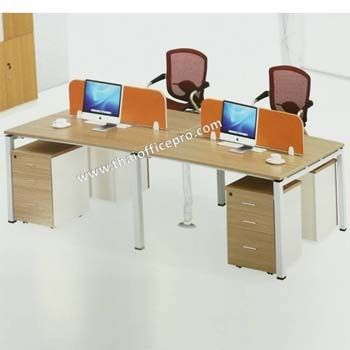 โต๊ะทำงานกลุ่ม 4 คน เพิรล์