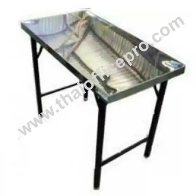 โต๊ะพับสแตนเลส ขาสวิง