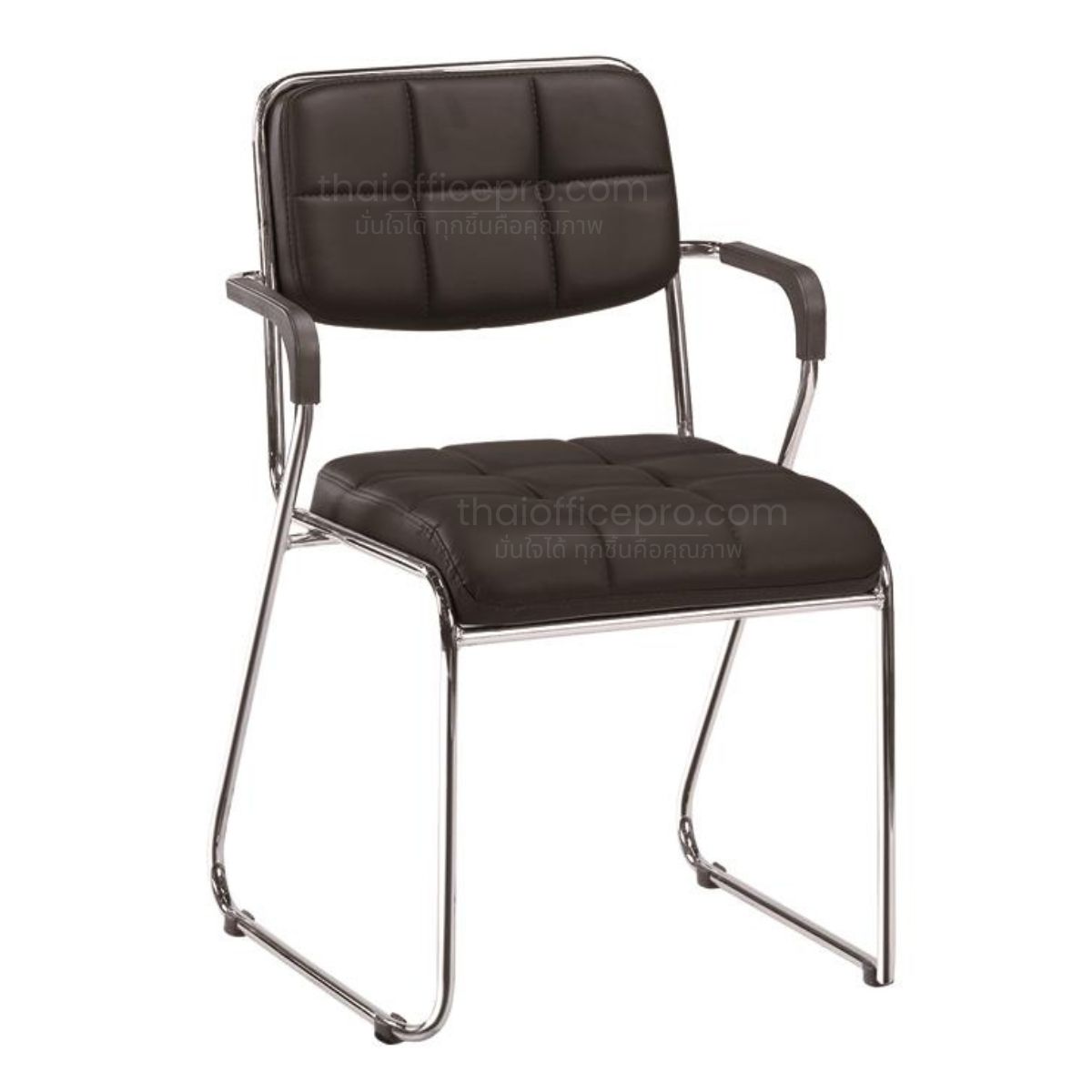 เก้าอี้รับแขก มีเท้าแขน เบาะหนา