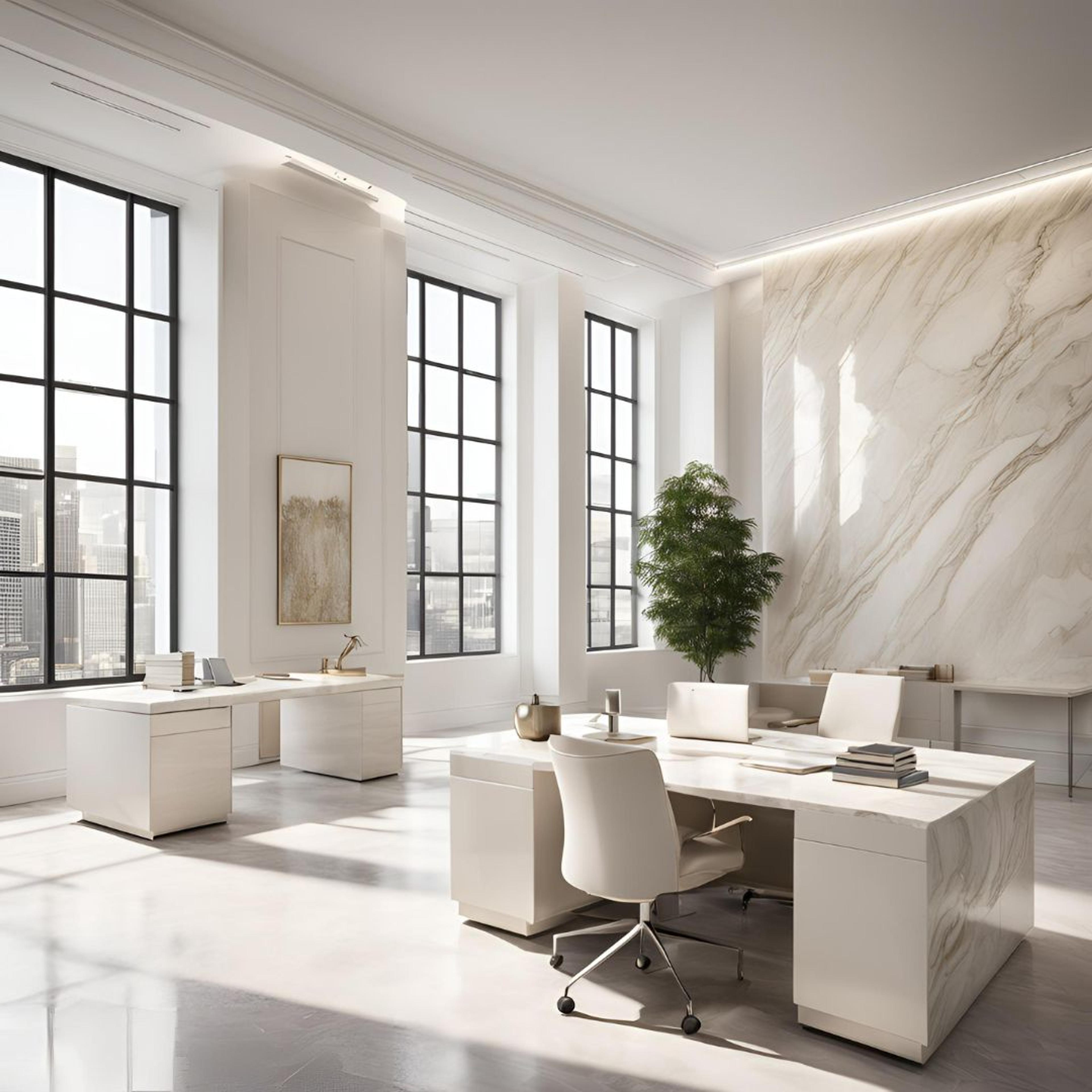 คลาสสิก โชว์ผิวของเฟอร์นิเจอร์  ห้องทำงาน