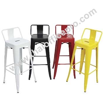 เก้าอี้เหล็ก 75 ซม มีพนัก