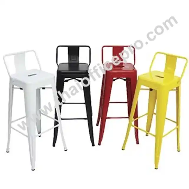 เก้าอี้เหล็ก 75 ซม มีพนัก
