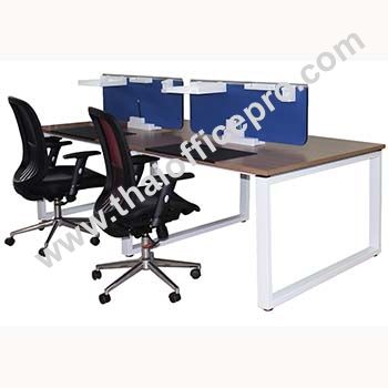 โต๊ะทำงานกลุ่ม 4 คน ครบชุด