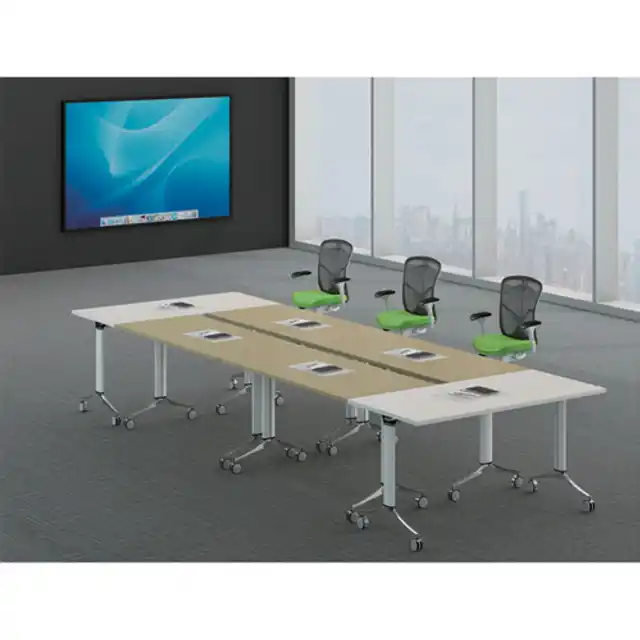 โต๊ะประชุมเอนกประสงค์ ขาอลูมิเนียม พับได้