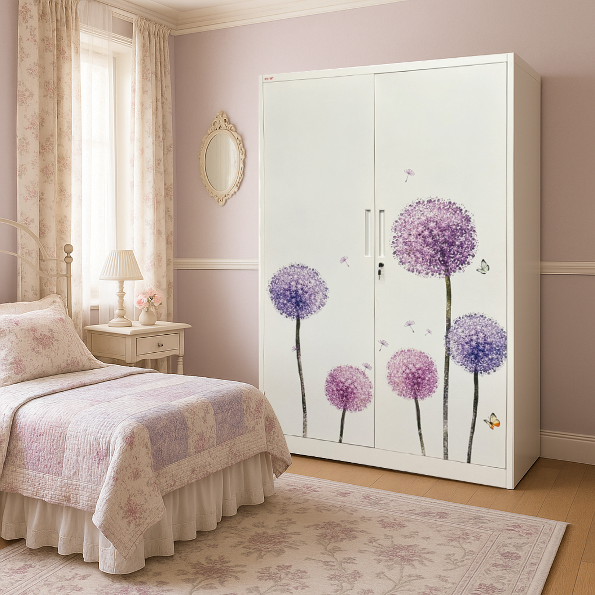 ตู้เสื้อผ้าบานเปิด รุ่น ม่วงเจริญ