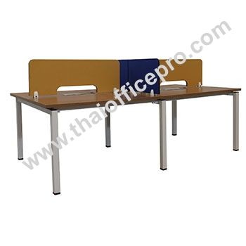 โต๊ะทำงานกลุ่ม 4 ที่ มีฉากกั้น