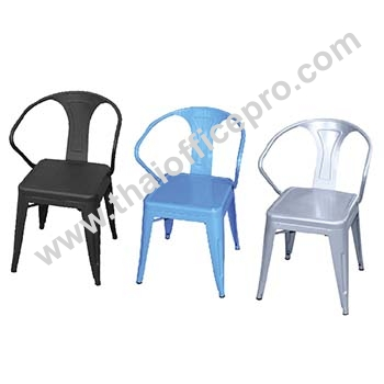 เก้าอี้เหล็ก มีพนัก