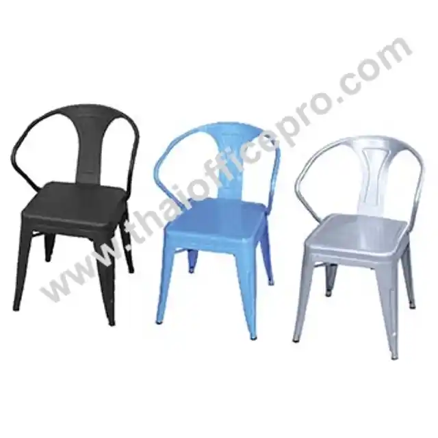 เก้าอี้เหล็ก มีพนัก