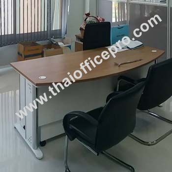 โต๊ะทำงานโค้ง ขนาด 160/180 ซม