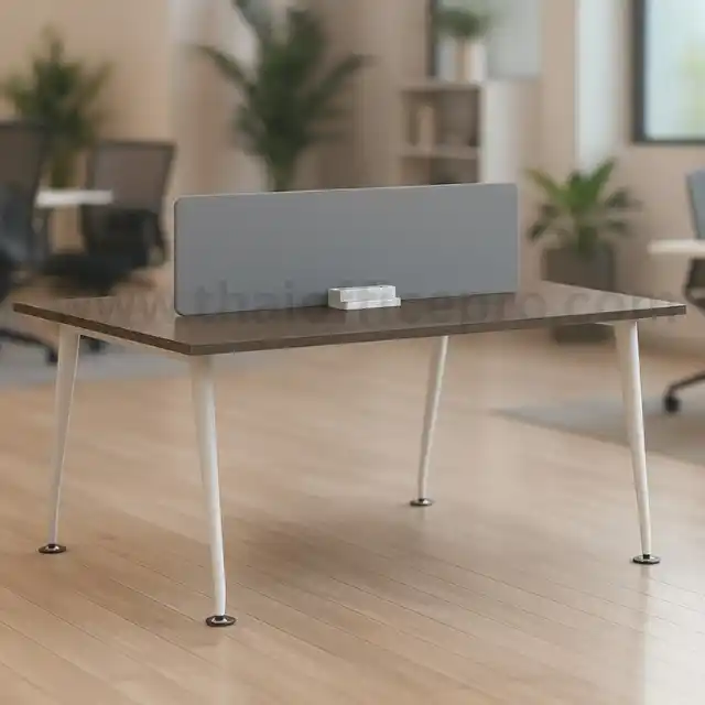 โต๊ะทำงานกลุ่ม 2 ที่นั่ง รุ่น B043 ขนาด 120x120 ซม.