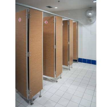 พาร์ติชั่นห้องน้ำ ผลิตจาก Melamine Face Foam Board (MFF)