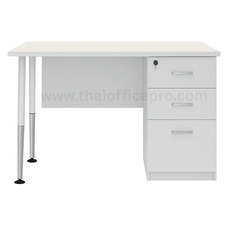 โต๊ะทำงาน 3 ลิ้นชัก ZH-120 3D