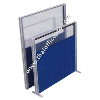 พาร์ทิชั่น ครึ่งกระจกใส แบบไม่มีกรอบ