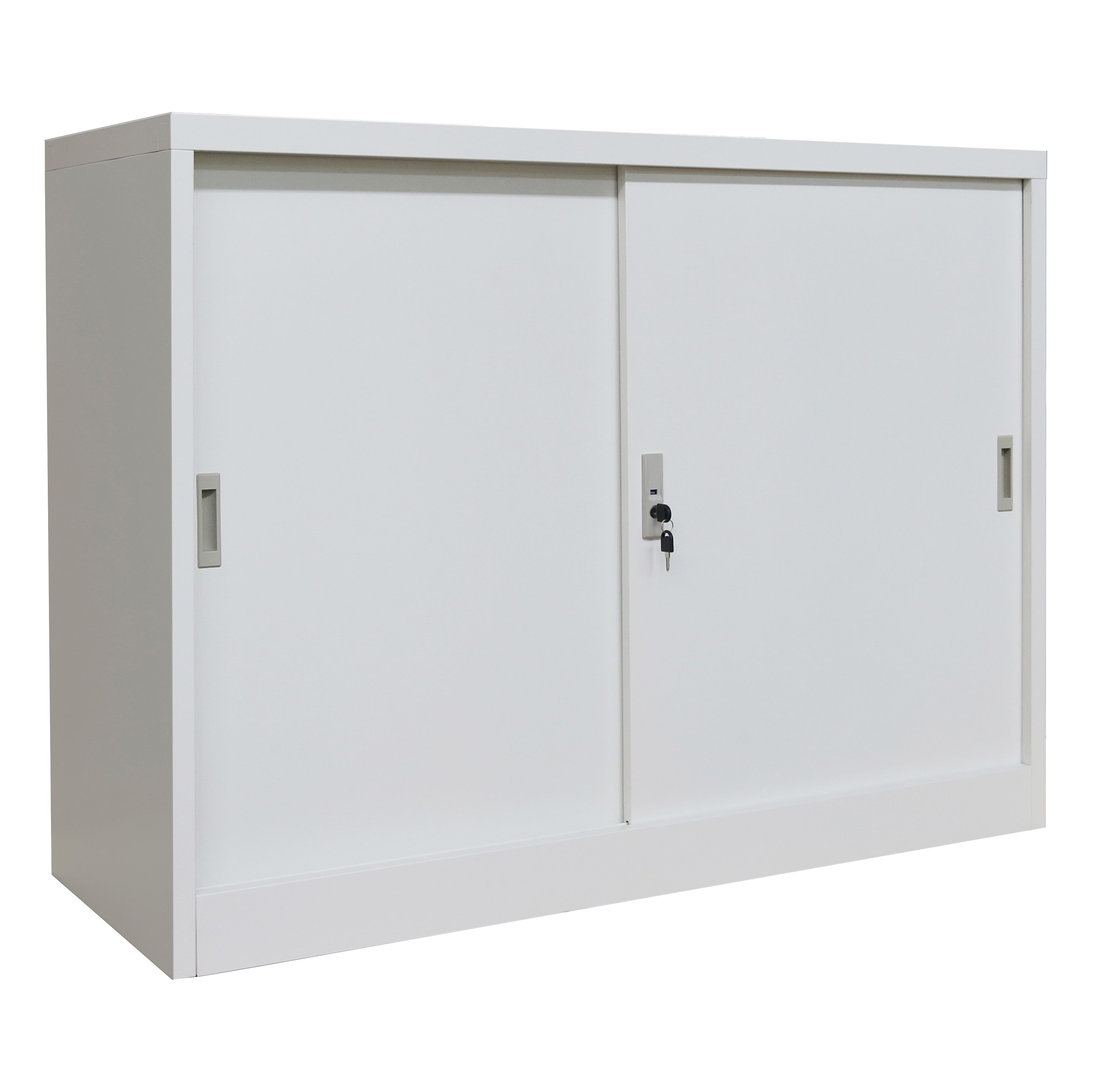 ตู้เอกสารบานเลื่อนทึบ 3ฟุต/4ฟุต/85ซม