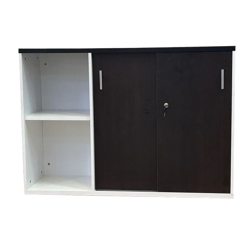 ตู้เอกสารบานเลื่อน 2 บาน ชั้นโล่ง 2 ชั้น DCL 080 SSL