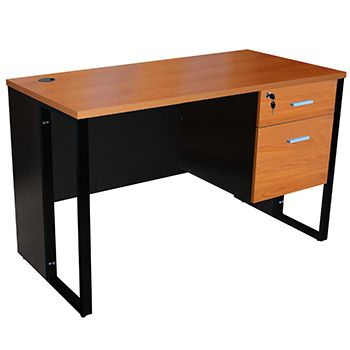 โต๊ะทำงานขาเหล็ก+ไม้