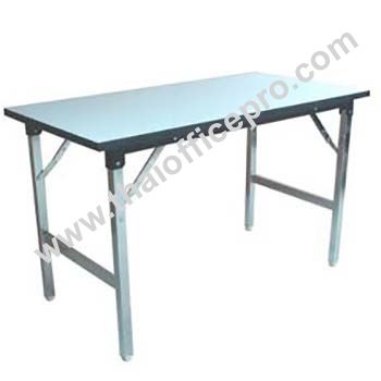 โต๊ะพับหน้าขาว กว้าง 45 ซม