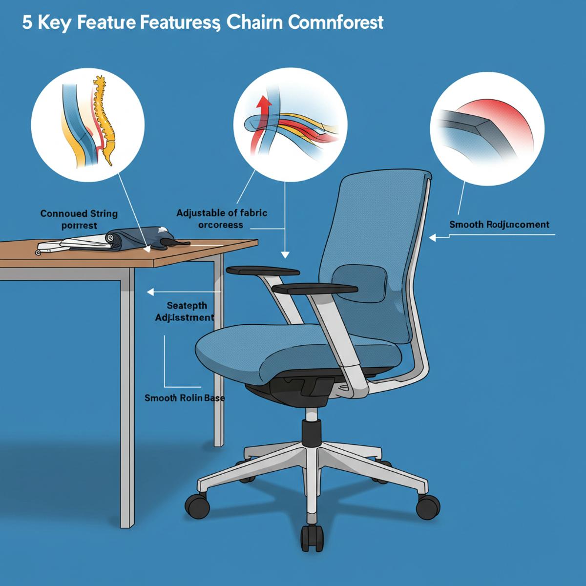 5 ฟีเจอร์ที่ควรมีใน เก้าอี้ทำงาน เพื่อความสะดวกสบาย 