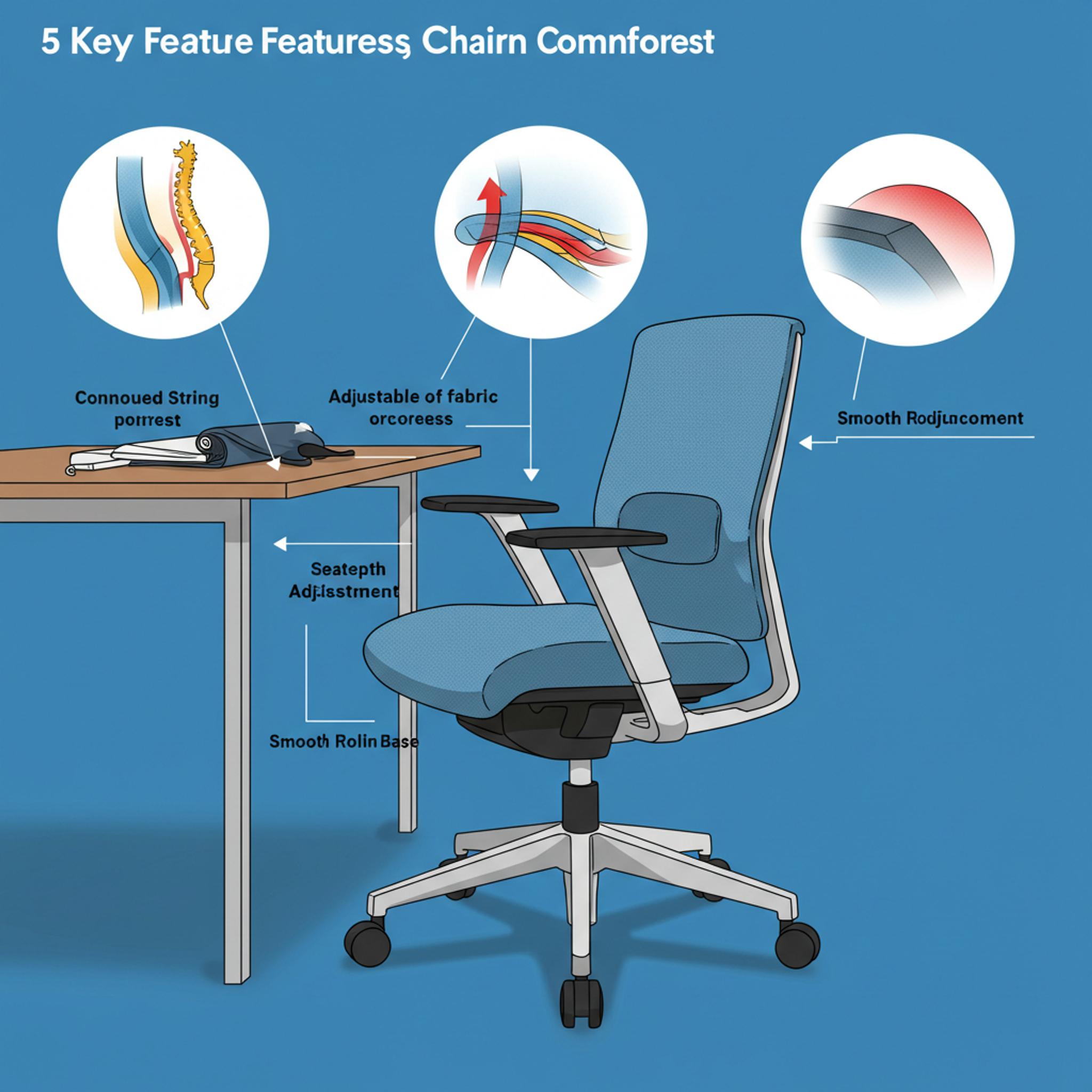 5 ฟีเจอร์ที่ควรมีใน เก้าอี้ทำงาน เพื่อความสะดวกสบาย 