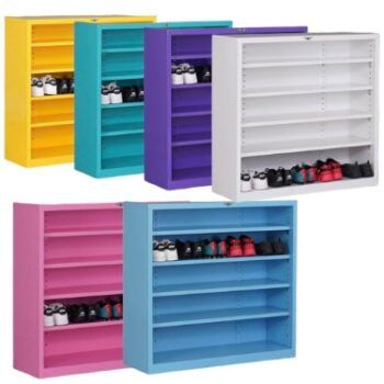 ชั้นวางรองเท้าเหล็ก แบบโล่ง 3ฟุต