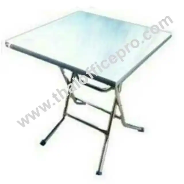 โต๊ะพับจตุรัสสแตนเลส