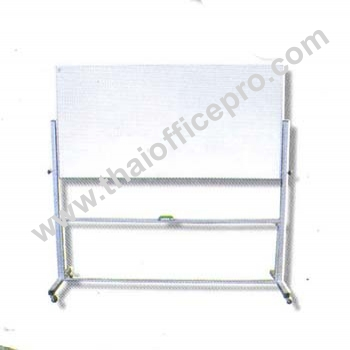 กระดานไวท์บอร์ดชนิดล้อเลื่อนแบบธรรมดา 2 หน้า