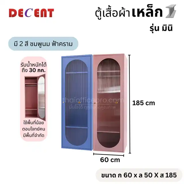 มินิ ตู้เสื้อผ้าเหล็ก รุ่น มินิ ขนาด 60 ซม.