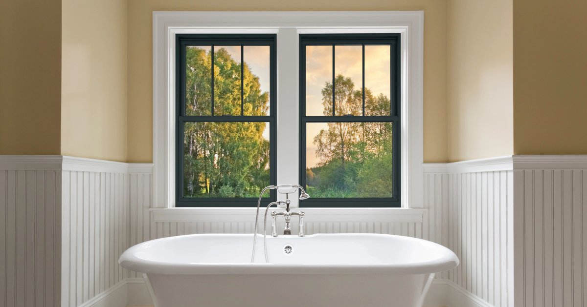 double hung window