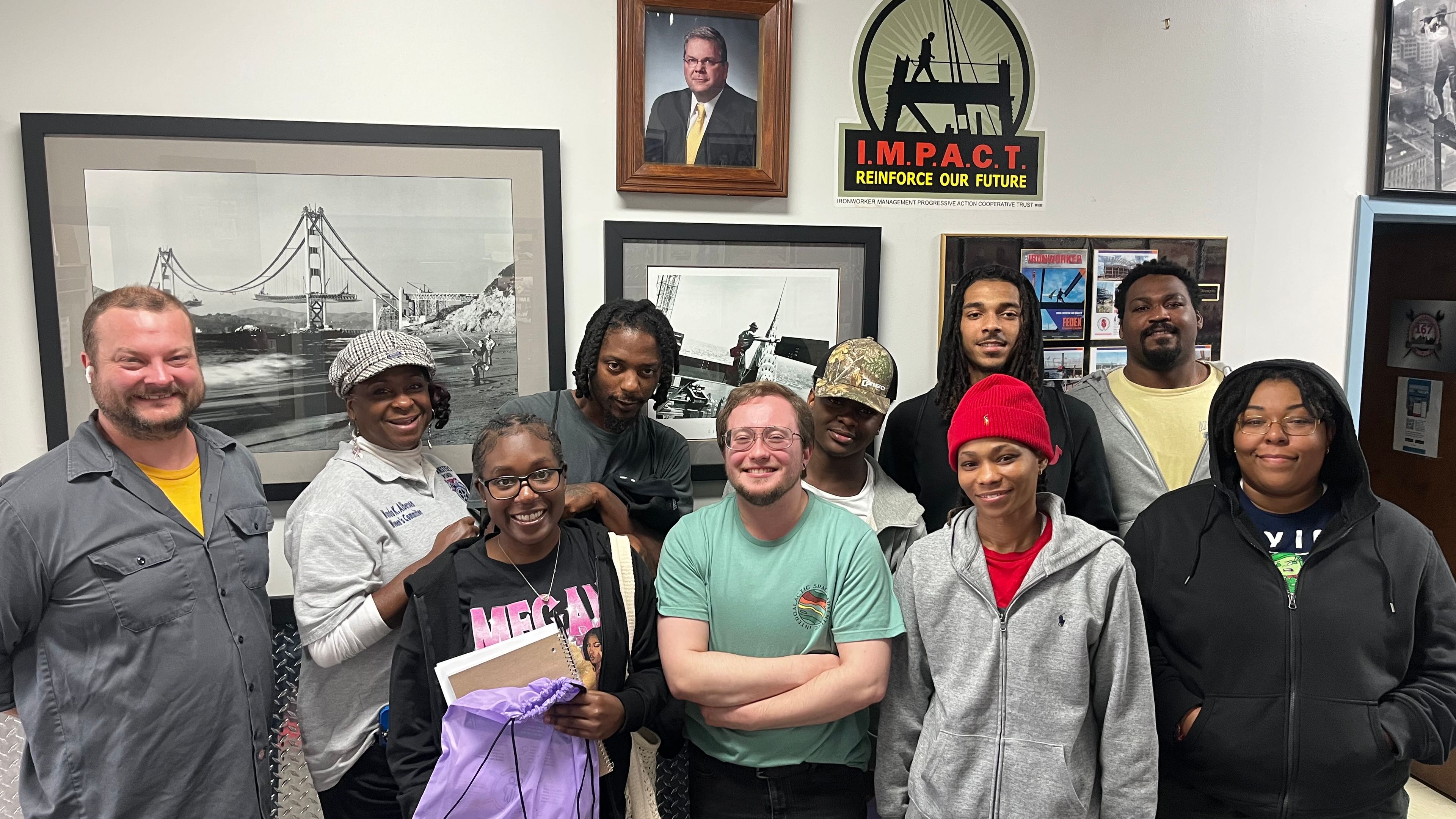 Matt Brown (left) with MSCC Class Cohort 4