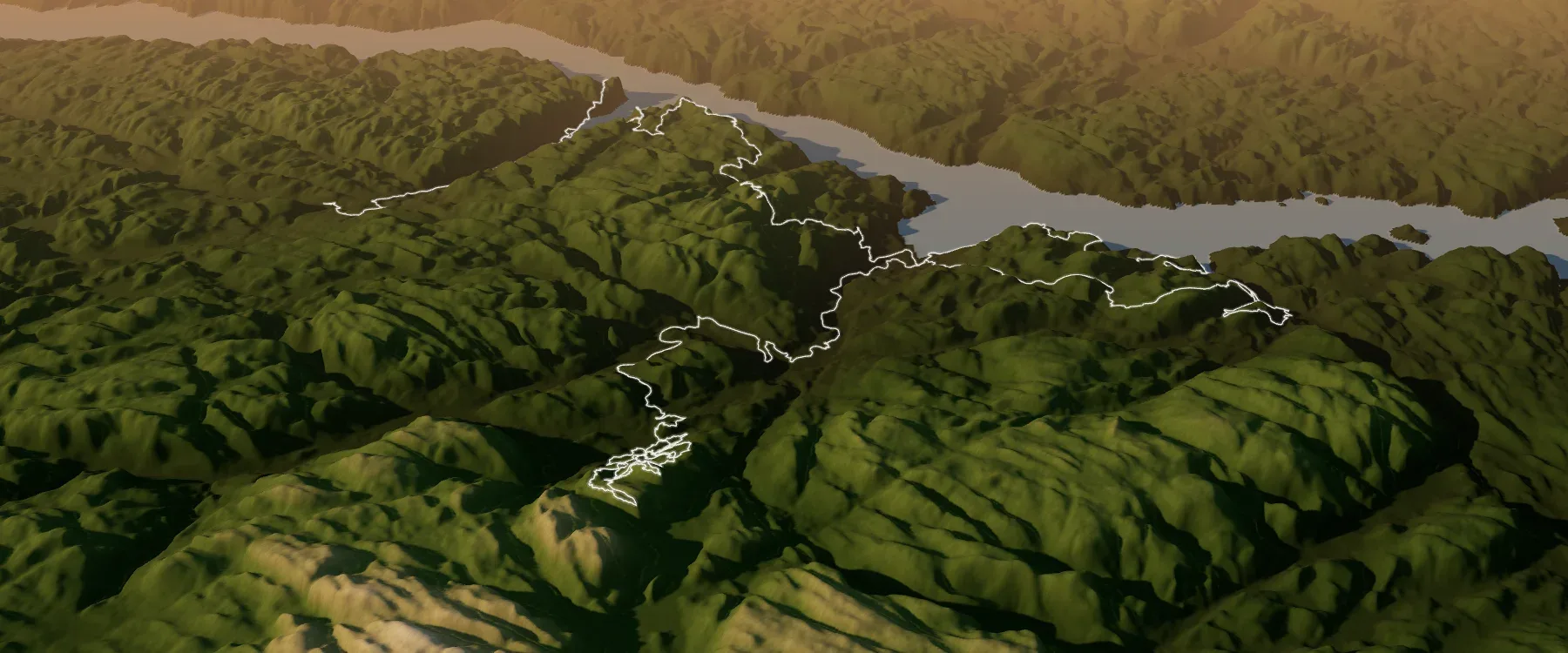 Relief réel du parcours de Fjord-du-Saguenay 135 km, avec le tracé officiel du départ à l'arrivée