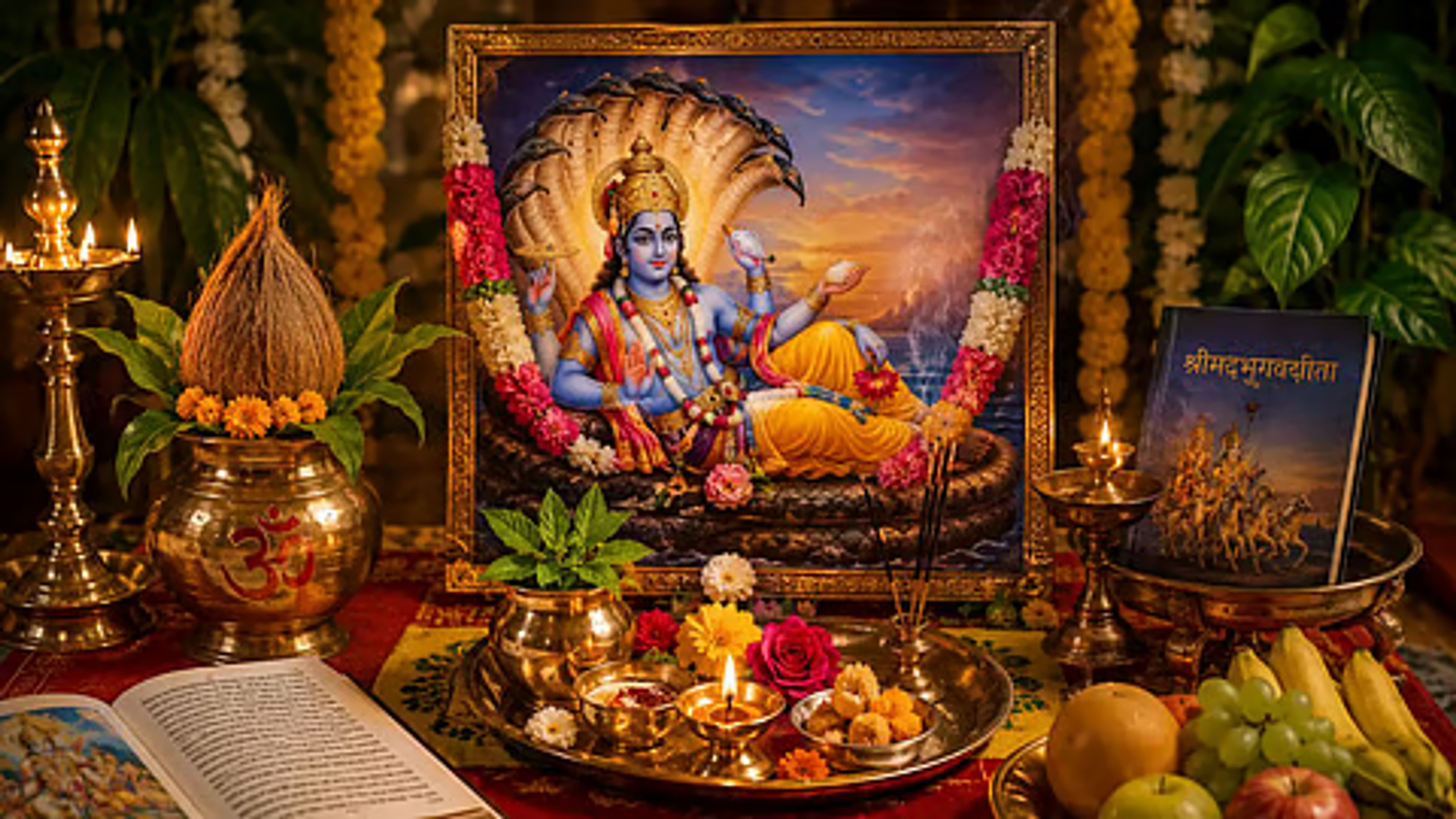 अजा एकादशी सोमवार को, विष्णु पूजा और व्रत की तैयारियों में जुटे श्रद्धालु