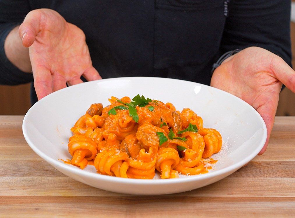 Sausage & Cream Pasta-image