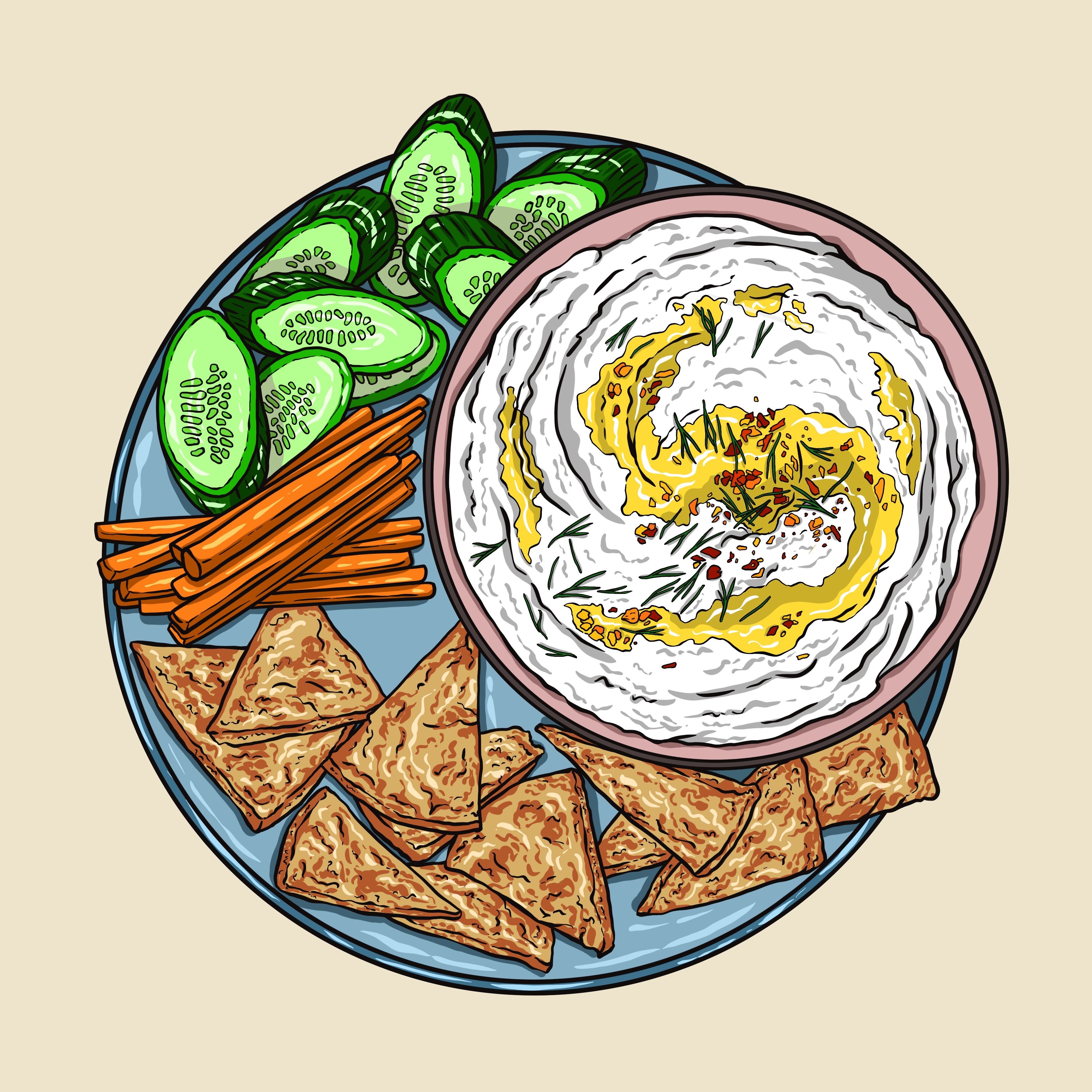 Whipped Feta Dip | Assemble & serve | CookWell