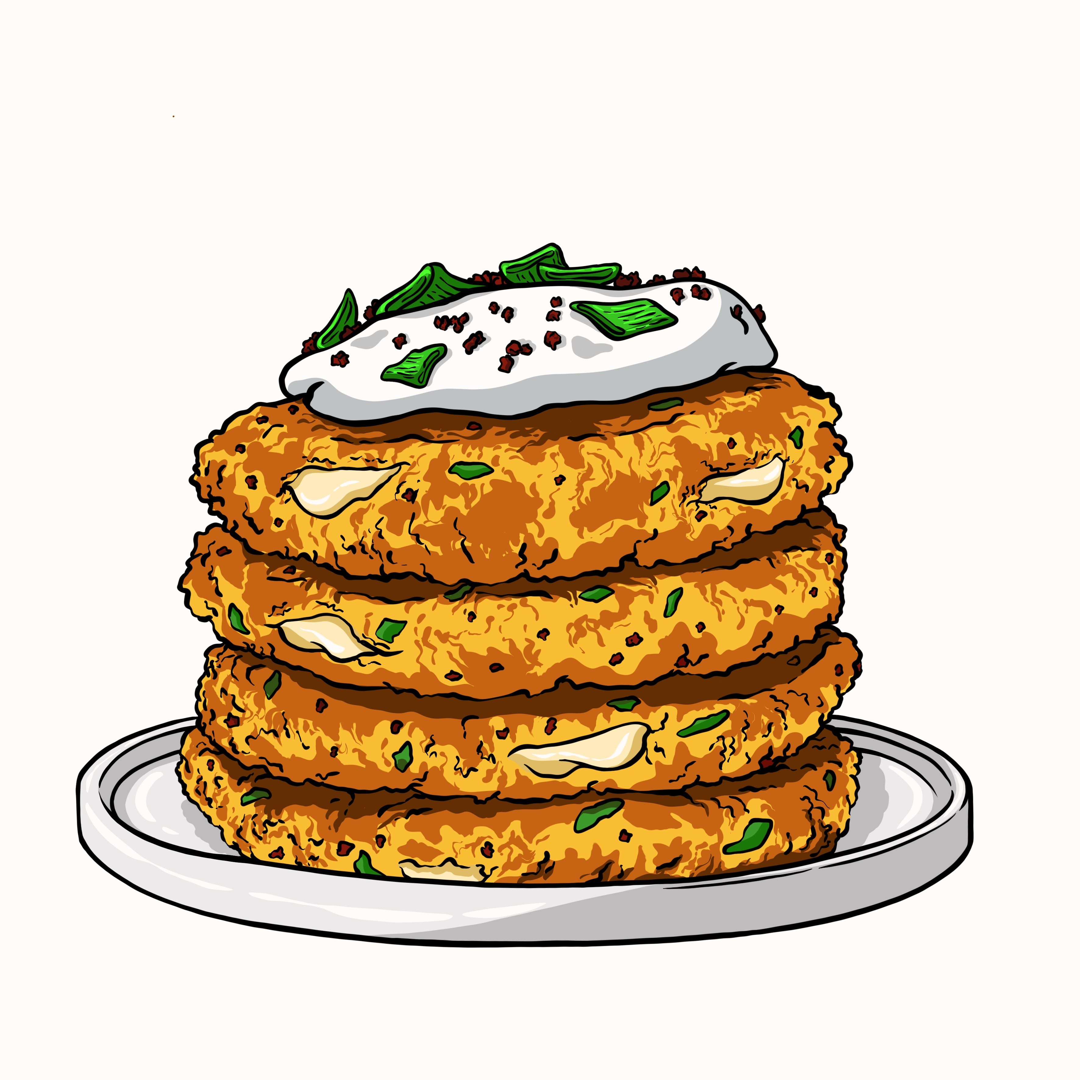 Crispy Bacon & Scallion Potato Pancakes | CookWell