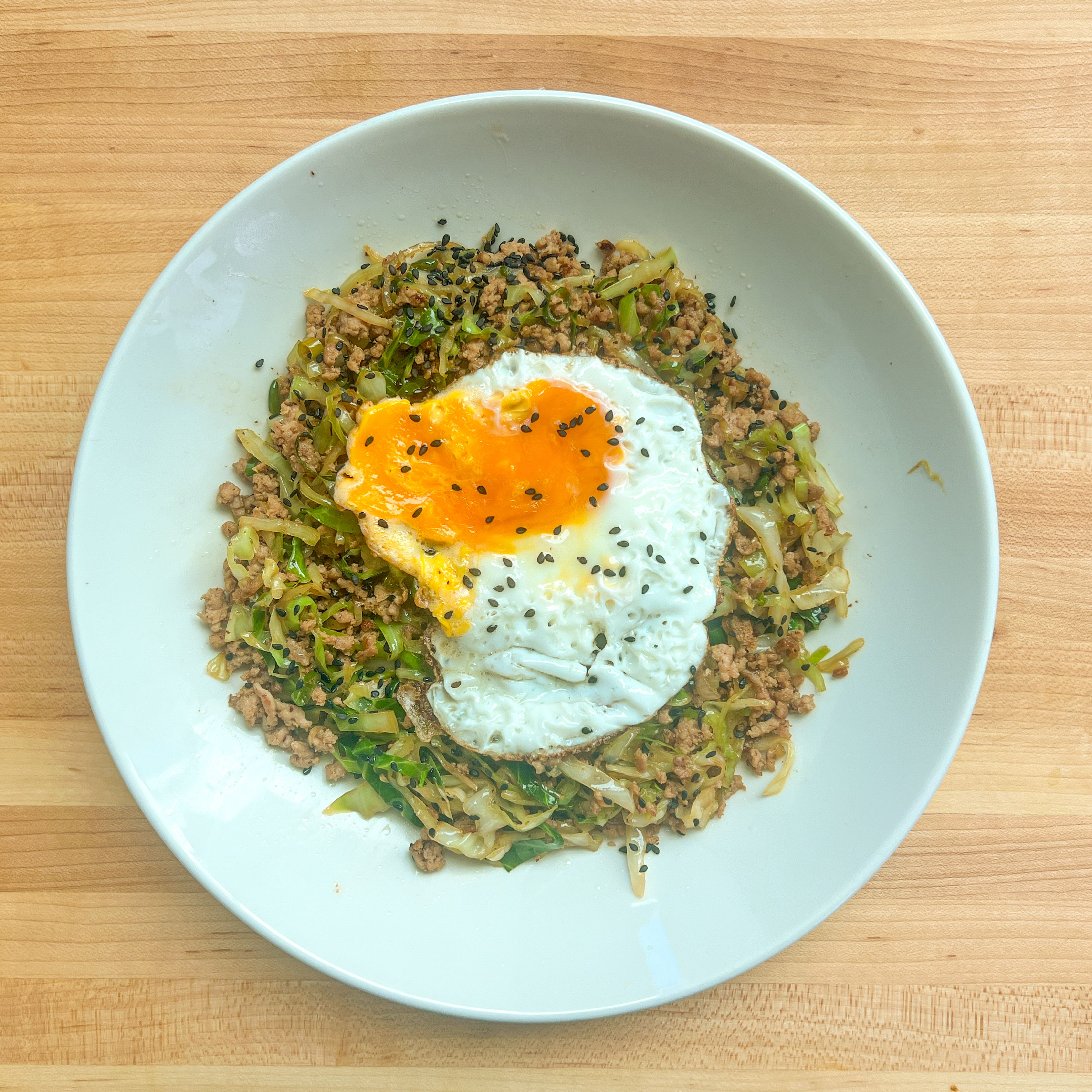 Thai Chile Pork & Cabbage Stir Fry-image