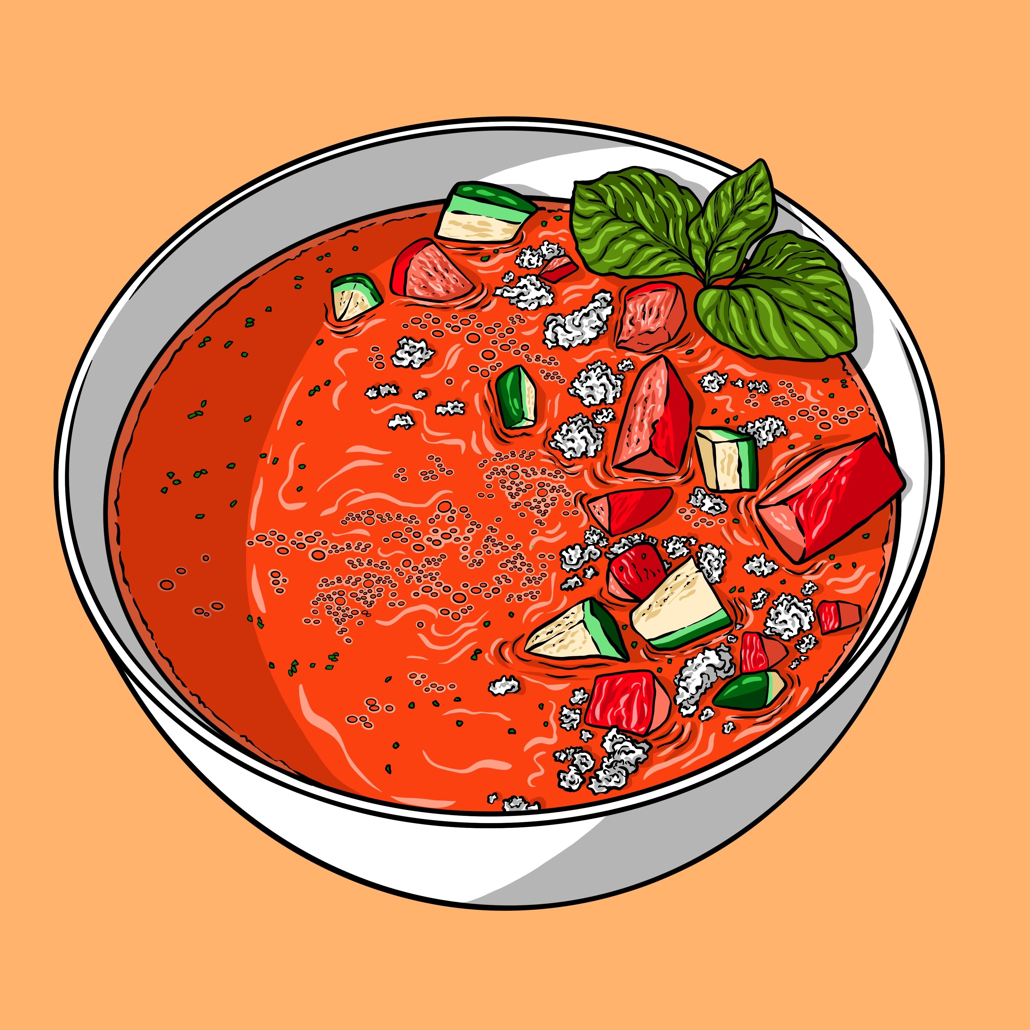 Watermelon Gazpacho CookWell