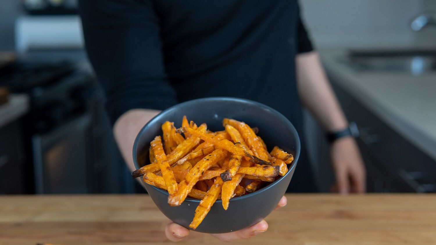 Crispy-ish Sweet Potato Fries | CookWell