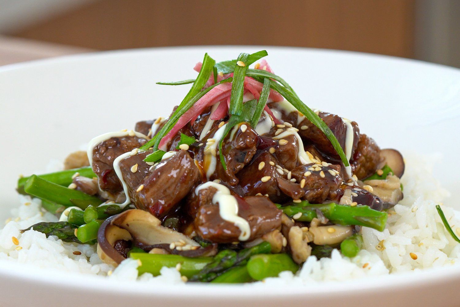 Steak, Mushroom, and Asparagus Bowl | CookWell