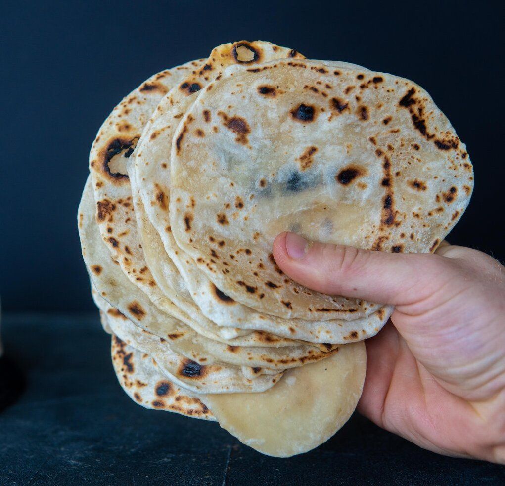 Four Ingredient Flour Tortillas-image