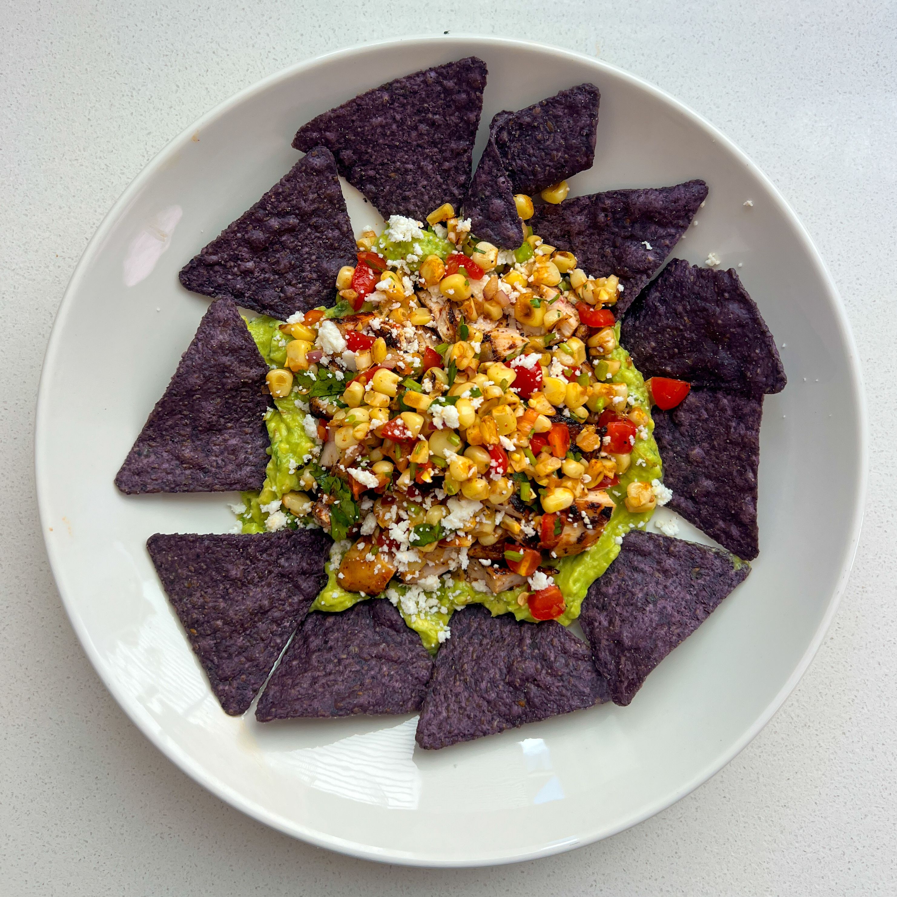Healthy Chicken Guacamole Bowl-image