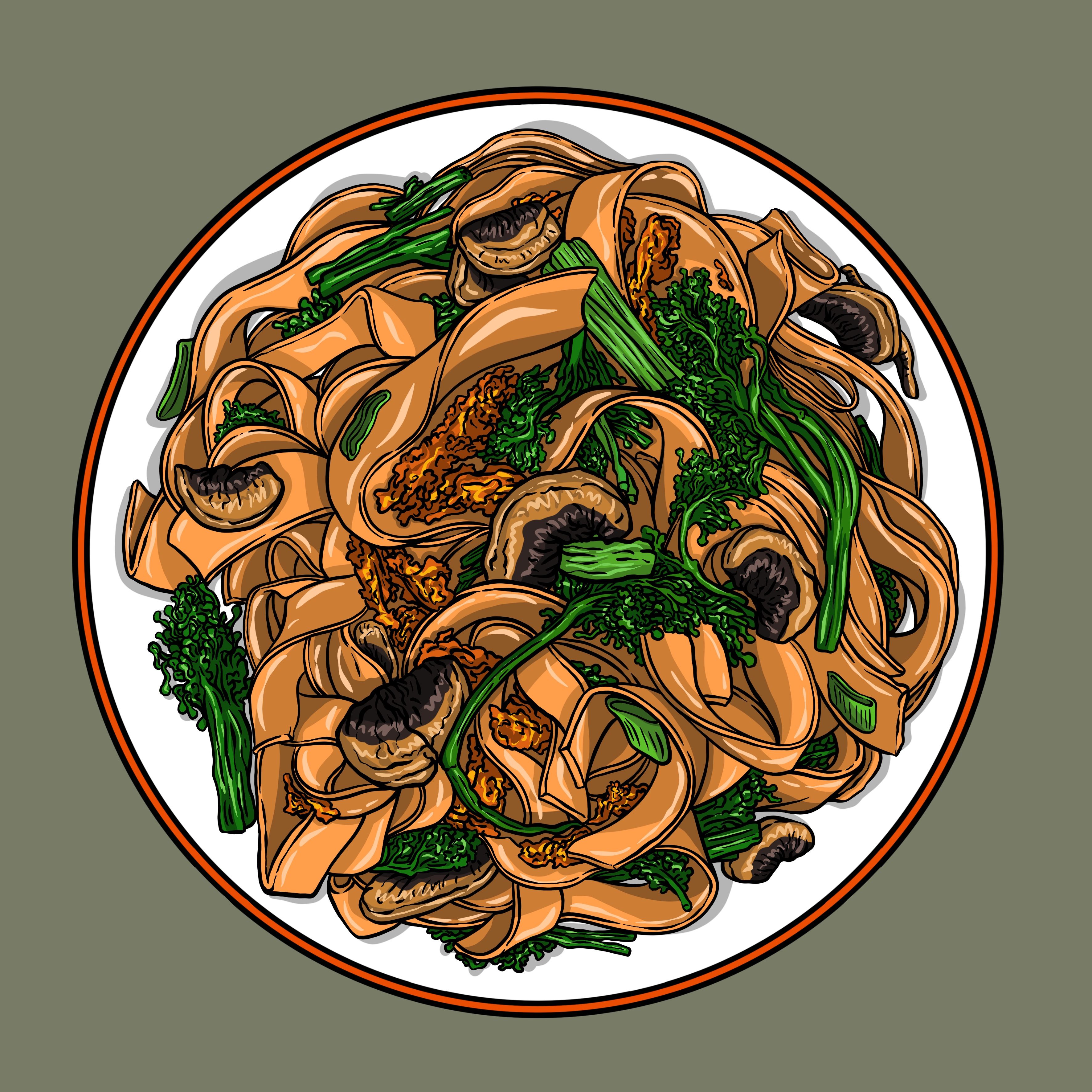 Mushroom Pad See Ew | CookWell