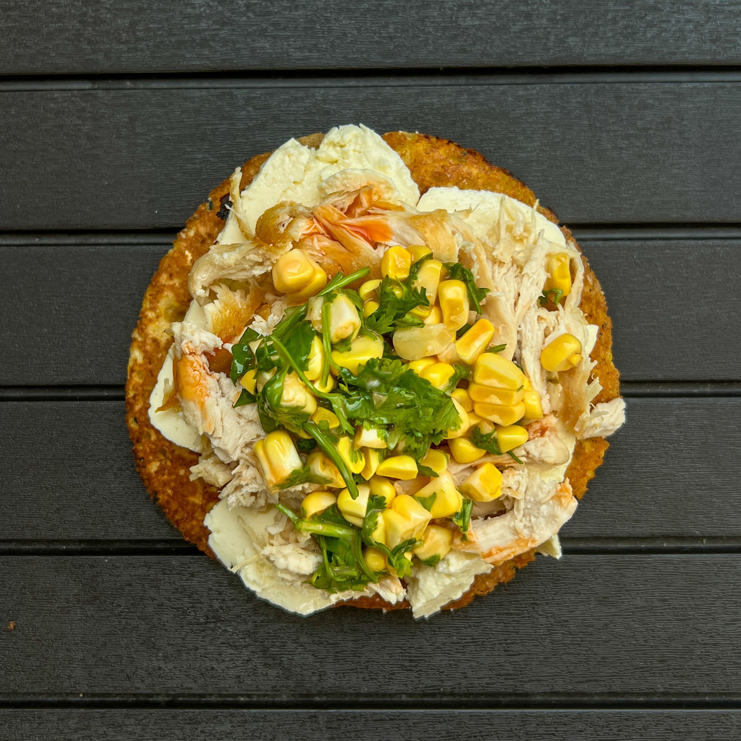 Colombian Style Shredded Chicken Arepa | CookWell