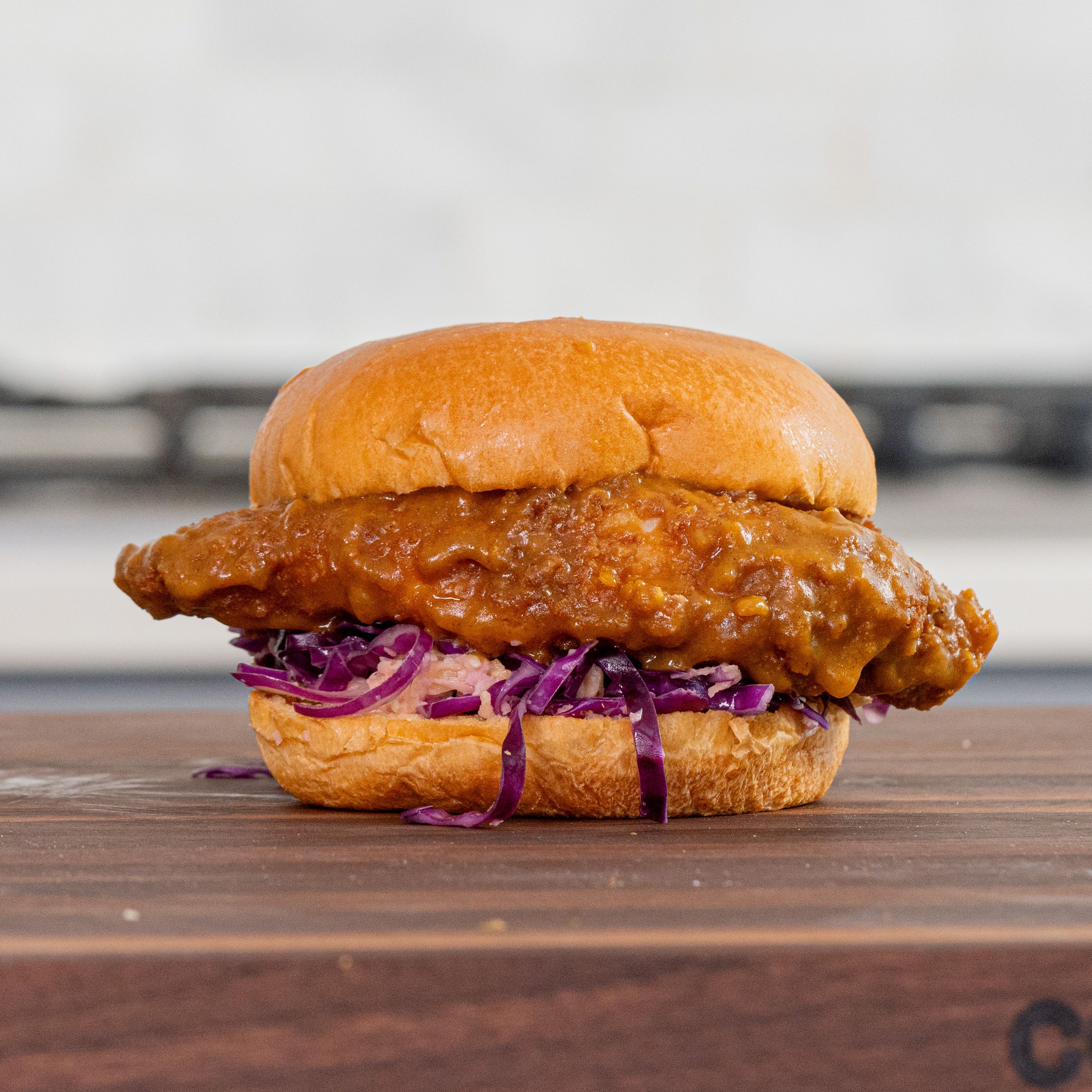 Curry Fried Chicken Sandwich | Prep the chicken &amp; frying oil | CookWell